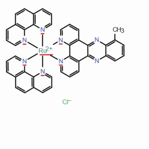 (OC-6-22)-(11,12-Dimethyldipyrido[3,2-a:2′,3′-c]phenazine-κN4,κN5)bis(1,10-phenanthroline-κN1,κN10)ruthenium Chloride；CAS：2222554-01-8