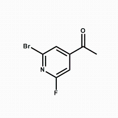 1-(2-溴-6-氟吡啶-4-基)乙酮CAS号1393545-00-0；现货优势供应，质量保证！