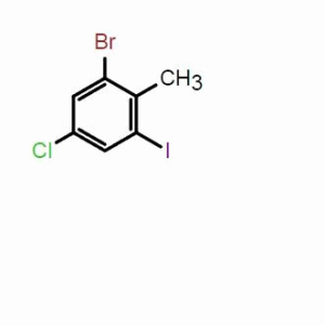 1-溴-5-氯-3-碘-2-甲基苯；CAS：2385789-84-2