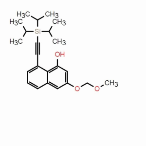 3-(甲氧基甲氧基)-8-((三異丙基硅基)乙炔基)萘-1-醇；CAS：2621932-40-7