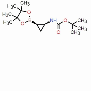 叔丁基((1S,2S)-2-(4,4,5,5-四甲基-1,3,2-二氧雜硼烷-2-基)環丙基)氨基甲酸酯