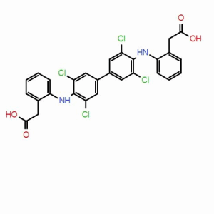 2,2'-(((3,3',5,5'-四氯-[1,1'-聯(lián)苯]-4,4'-二基)雙(氮雜二基))雙(2,1-亞苯基))雙乙酸；CAS：1609187-32-7