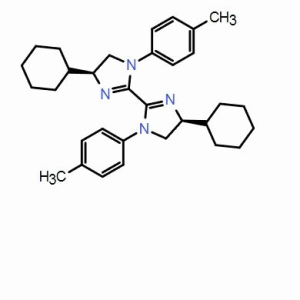  (4S,4'S)-4,4'-二環己基-1,1'-二對甲苯基-4,4',5,5'-四氫-1H,1'H-2,2'-聯咪唑；CAS：2374958-78-6