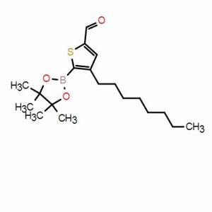 4-辛基-5-硼酸頻哪醇酯噻吩-2-醛；CAS：2252154-26-8