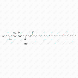 1-硬脂酰基-2-羟基-sn-甘油-3-磷酸-(1'-rac-甘油)(钠盐)