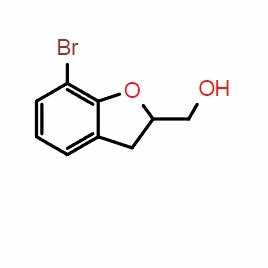 (7-溴-2,3-二氫苯并呋喃-2-基)甲醇；CAS：852110-51-1