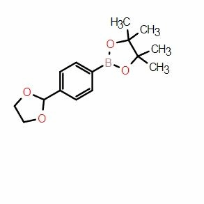 2-(4-(1,3-二氧戊環-2-基)苯基)-4,4,5,5-四甲基-1,3,2-二氧硼雜環戊烷；CAS：1365243-34-0