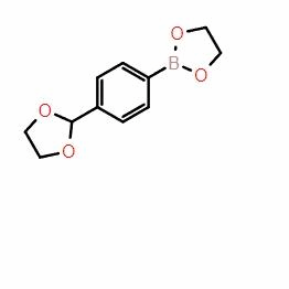 2-(4-(1,3-二氧戊環-2-基)苯基)-1,3,2-二氧硼雜環戊烷；CAS：223555-54-2