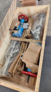 气动低温上展式放料阀