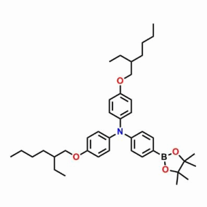 4-(4,4,5,5-四甲基-1,3,2-二氧硼雜硼烷-2-基)-N,N-雙(4-(2-乙基己氧基)苯基)苯胺；CAS:1314556-70-1（大小包裝均可、質(zhì)量保證）