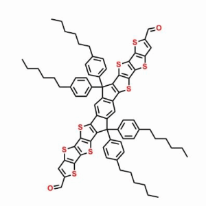 雙噻吩并[2'，3'：4'，5']噻吩并[2，3':4,5]噻吩并-2,3-d:2'，3']-s-茚并[1,2-b:5,6-b']二噻吩-2,10-二甲醛，7,7,7,15,15-四（4-己基苯基）-7,15-二氫-；CAS：2229934-75-0(質量保證；大小包裝均可提供；歡迎垂詢）