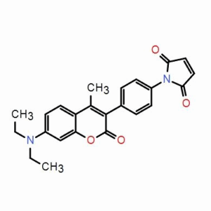1-(4-(7-(二乙基氨基)-4-甲基-2-氧代-2H-苯并吡喃-3-基)苯基)-1H-吡咯-2,5-二酮；CAS：76877-33-3   同系列均可提供，大小包裝，按需分裝