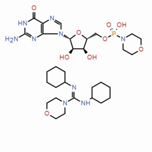 鳥苷5'-單磷酸嗎啉酯 4-嗎啉-N,N'-二環(huán)己基甲脒鹽; CAS:7361-07-1  大小包裝按需分裝，歡迎咨詢