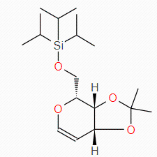 (3AR,4R,7AR)-2,2-二甲基-4,7A-二氢-3AH-[1,3]二噁茂并[4,5-C]吡喃-4-基]甲氧基]三异丙基硅烷，CAS:213332-12-8，常备现货，科研产品，高校研究所 先发后付 