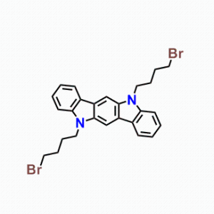 5,11-bis(4-bromobutyl)-5,11-dihydroindolo[3,2-b]carbazole；CAS：2834832-39-0 高校及研究所，先发后付，质量保证！！！欢迎垂询购买~