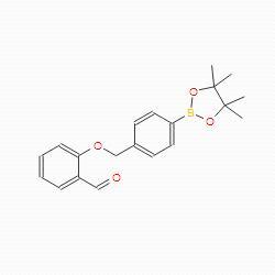 2-[[4-(4,4,5,5-Tetramethyl-1,3,2-dioxaborolan-2-yl)phenyl]methoxy]benzaldehyde  CAS:1357289-00-9
