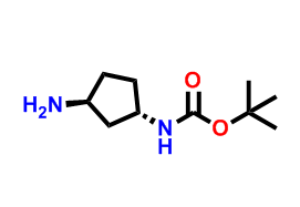 (1S,3S)-3-氨基环戊基氨基甲酸叔丁酯 CAS号:645400-44-8科研专用 质量保证 高校及研究所支持货到付款