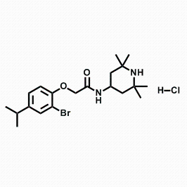 2-(2-溴-4-异丙基苯氧基)-N-(2,2,6,6-四甲基哌啶-4-基)乙酰胺盐酸盐CAS号1052515-91-9；科研试剂优势供应，郑州实验室现货直发，质量保证欢迎咨询！！