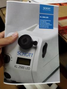 Schott AG光纤光源KL 2500 LED冷光源使用方法