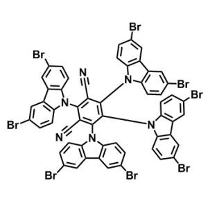 2,4,5,6-四（3,6-二溴-9H-咔唑-9-基）间苯二甲腈，CAS号：1802772-69-5科研现货产品