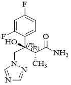 艾沙康唑杂质  (2R,3R)-3-(2,4-二氟苯基)-3-羟基-2-甲基-4-(1H-1,2,4-三唑-1-基)丁酰胺