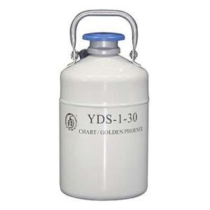 查特 金凤手提型液氮罐YDS-1-30细胞贮存罐1l液氮容器,带配件