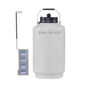 班德 大口径型液氮罐YDS-10-125生物容器 10L配置方提桶锁盖 产品图片