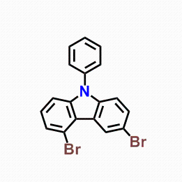 3,5-二溴-9-苯基-9H-咔唑；CAS：1629668-77-4 高校及研究所，先发后付，质量保证！！！欢迎垂询购买~