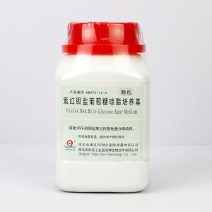 紫红胆盐葡萄糖琼脂培养基（颗粒）（中国药典）HBKP0116-4	   250g