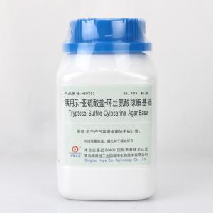 胰?-亚硫酸盐-环丝氨酸琼脂基础（TSC）    HB0253   250g