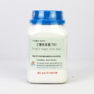 三糖铁琼脂（TSI）Triple Sugar Iron Agar	HB4088-7   250g