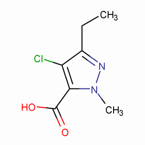 4-氯-3-乙基-1-甲基吡唑-5-甲酸 产品图片