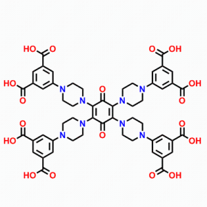 5,5',5'',5'''-((3,6-二氧代环己-1,4-二烯-1,2,4,5-四基)四(哌嗪-4,1-二基))四间苯二甲酸CAS:2922284-77-1