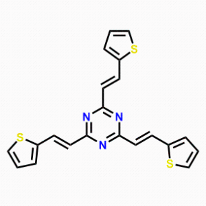2,4,6-三[(E)-2-(噻吩-2-基)乙烯基]-1,3,5-三嗪CAS:3076144-22-1