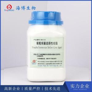 葡萄球菌选择性琼脂	Staphylococcus Selective Agar   HB4123    250g