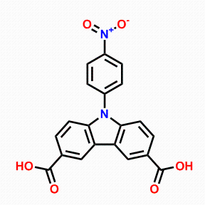 9-(4-硝基苯基)-9H-咔唑-3,6-二羧酸CAS:2560584-21-4