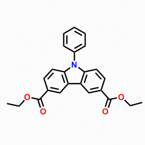 9-苯基-9H-咔唑-3,6-二羧酸二乙酯CAS:855178-75-5