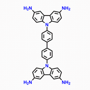 9,9'-([1,1'-联苯]-4,4'-二基)双(9H-咔唑-3,6-二胺)CAS:3074788-21-6