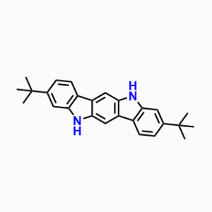 3,9-二叔丁基-5,11-二氢吲哚并[3,2-b]咔唑；CAS：2821836-37-5 助力科研产品，优势供应，高校及研究所，先发后付，质量保证！！！欢迎垂询购买~